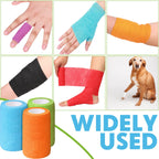 36 Pcs Self Adherent Bandage Wrap Breathable Cohesive Bandage Elastic Adhesive Tape for Stretch Athletic Sports Wrist Ankle, 4 I