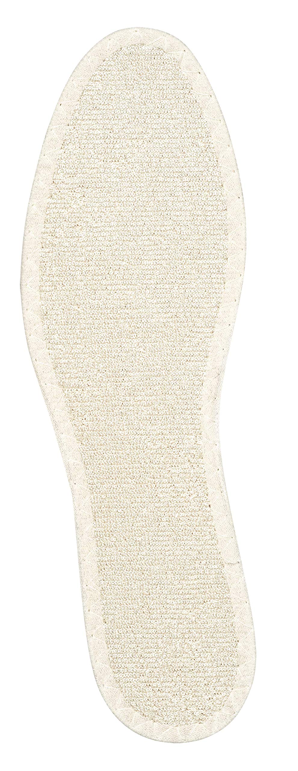 pedag Bamboo Deo Insole, Handmade in Germany, Made from Bamboo-Derived Terry, Ultra Thin and Durable, Ideal for Sockless Wear, W