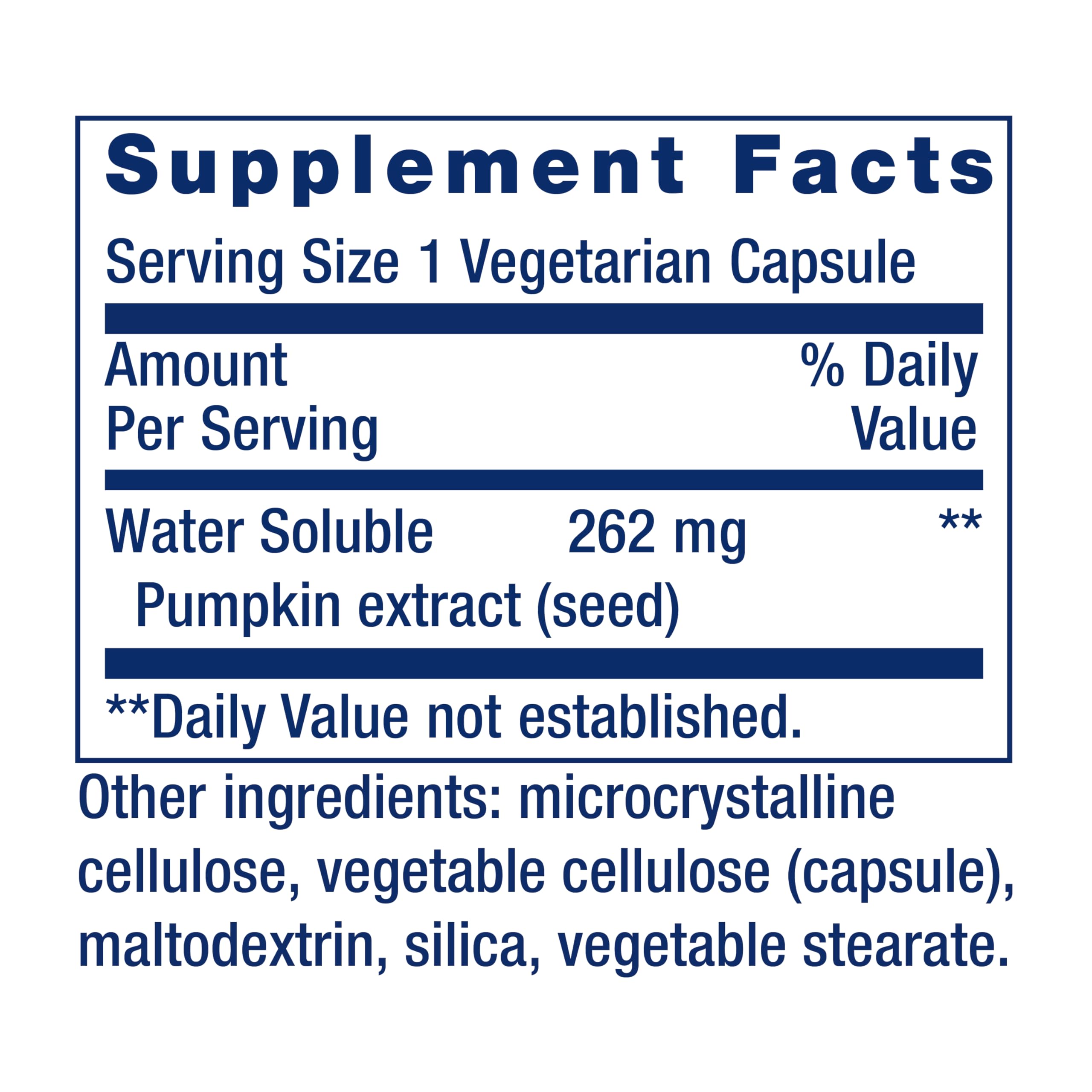 Life Extension Water-Soluble Pumpkin Seed Extract, Promotes Prostate & Urinary Tract Health, Bladder Health Support, Men, Women,