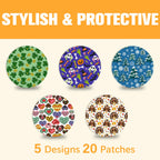 20Pcs G7 Over Patches & Stelo Overpatches Waterproof & Sweatproof, Latex-Free Hypoallergenic,15 Days Long-Stay CGM Sensor Covers