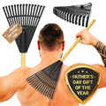Beast Rake Back Scratcher | Lightweight, Oversized Rake Scratcher | 15 Prongs, Wider Scratching Claw | Anti-Slip Handle | Ergono