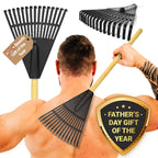 Beast Rake Back Scratcher | Lightweight, Oversized Rake Scratcher | 15 Prongs, Wider Scratching Claw | Anti-Slip Handle | Ergono