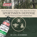 Coleman Insect Repellent Spray - 40% DEET Insect Repellent Spray, Protection Against Ticks, Mosquitoes, chiggers, gnats, Fleas,