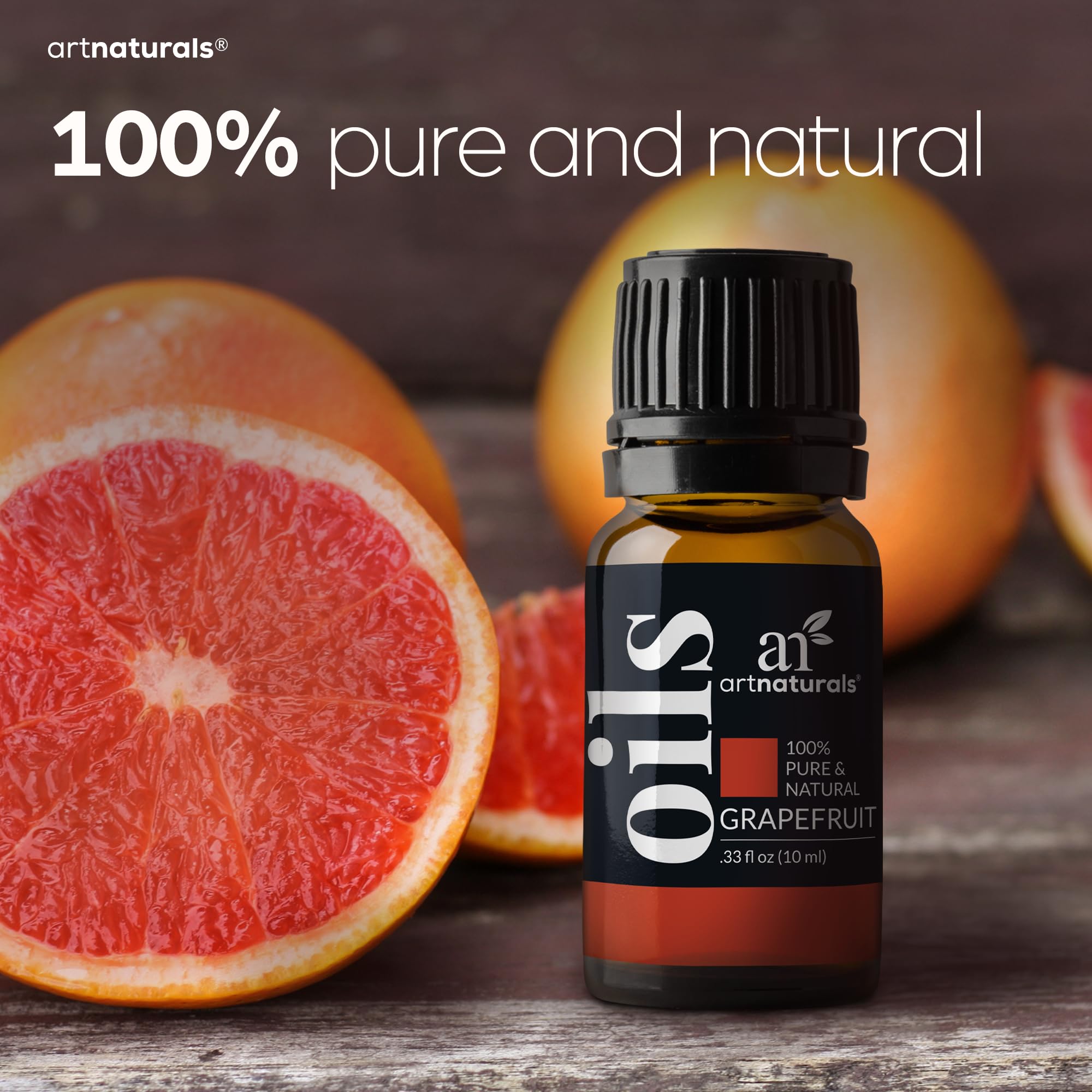 artnaturals 100% Pure Grapefruit Essential Oil - (.5 Fl Oz / 15ml) - Undiluted Therapeutic Grade - Hair Growth - Aromatherapy Fr