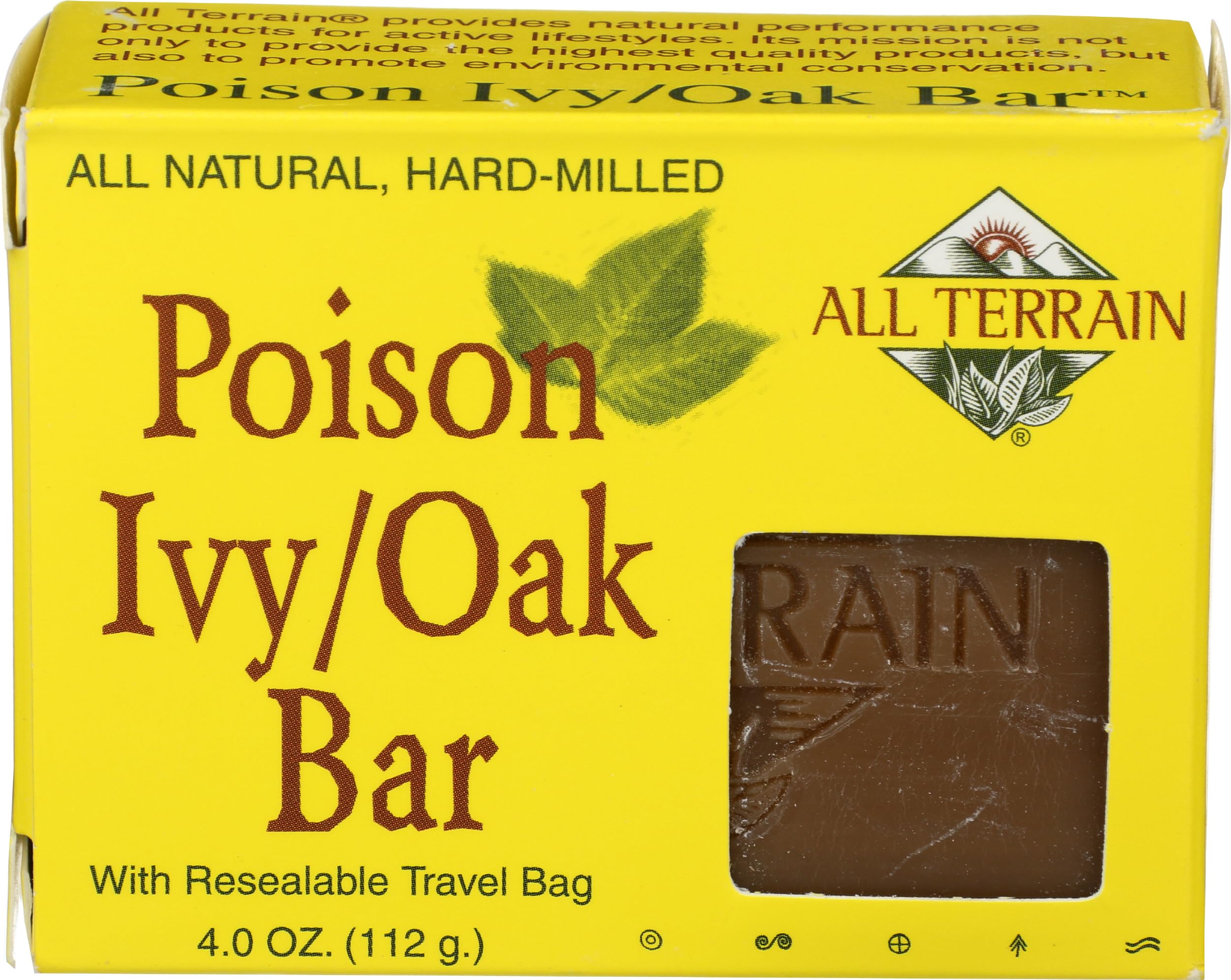 All Terrain All Natural Poison Ivy-oak Bar Soap - 4 Ounce