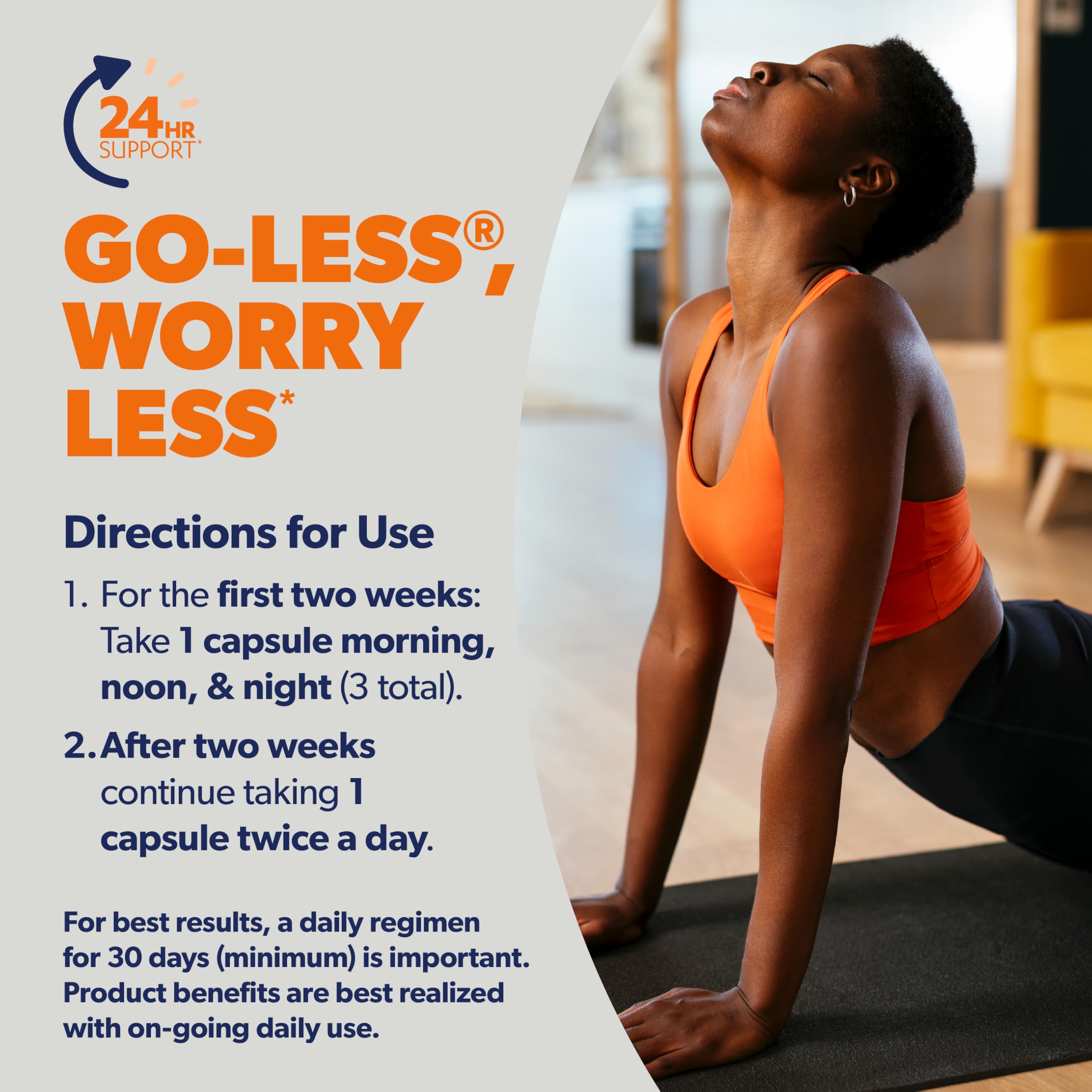 AZO Bladder Control with Go-Less Daily Supplement | Helps Reduce Occasional Urgency* | Helps reduce occasional leakage due to la