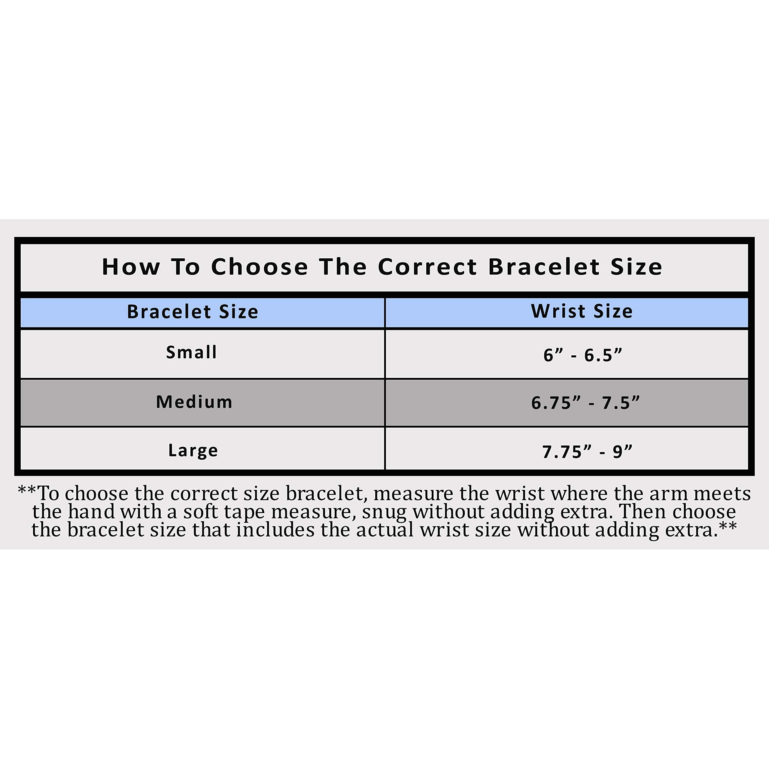 MAGNETJEWELRYSTORE 2-Tone Stainless Steel Magnetic Bracelet High Power Magnets, For Men and Women, Adjustable Bangle