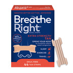 Breathe Right Nasal Strips, Extra Strength, Tan Nasal Strips, Help Stop Snoring, Drug-Free Snoring Solution & Instant Nasal Cong