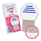 Fairy LiceMothers MagicWand Metal Lice Comb - Head Lice comb for Lice Eggs - Nit Free - Durable & Easy to Use - Gentle Lice Remo
