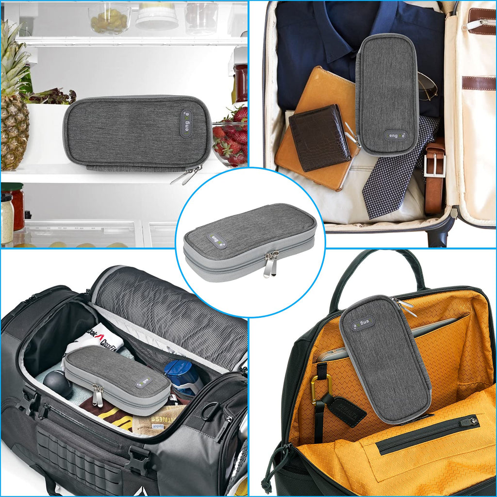 YOUSHARES Insulin Cooler Travel Case, Diabetic Medication Organizer with 2 Ice Packs for Insulin Pens and Other Diabetic Supplie