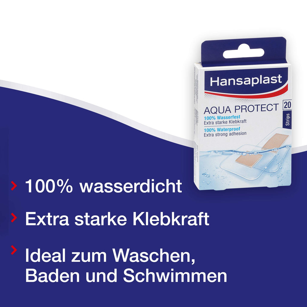Hansaplast Aqua Protect plaster 20 strips