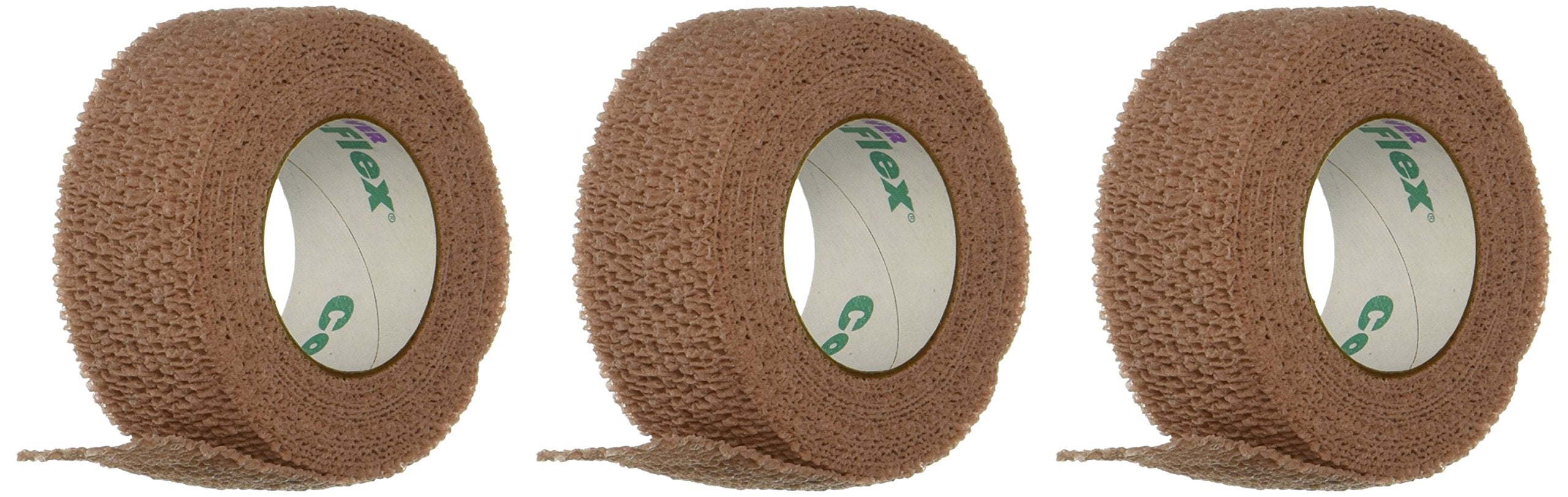 Andover Healthcare 3100TN-030 Coflex Bandage, Latex, No Hand Tear, 1'' x 5 yd. Size, Tan (Pack of 30)