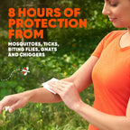 OFF! Deep Woods Mosquito and Insect Repellent Wipes, Long lasting, 12 Individually Wrapped Wipes