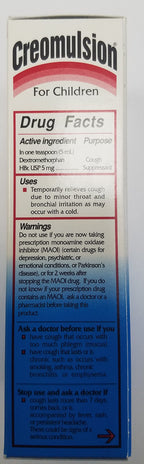 Creomulsion Childrens Cough SYrup