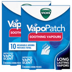 Vicks VapoPatch, Wearable Mess-Free Aroma Patch, Soothing & Comforting Non-Medicated Vicks Vapors, For Adults & Children Ages 6+