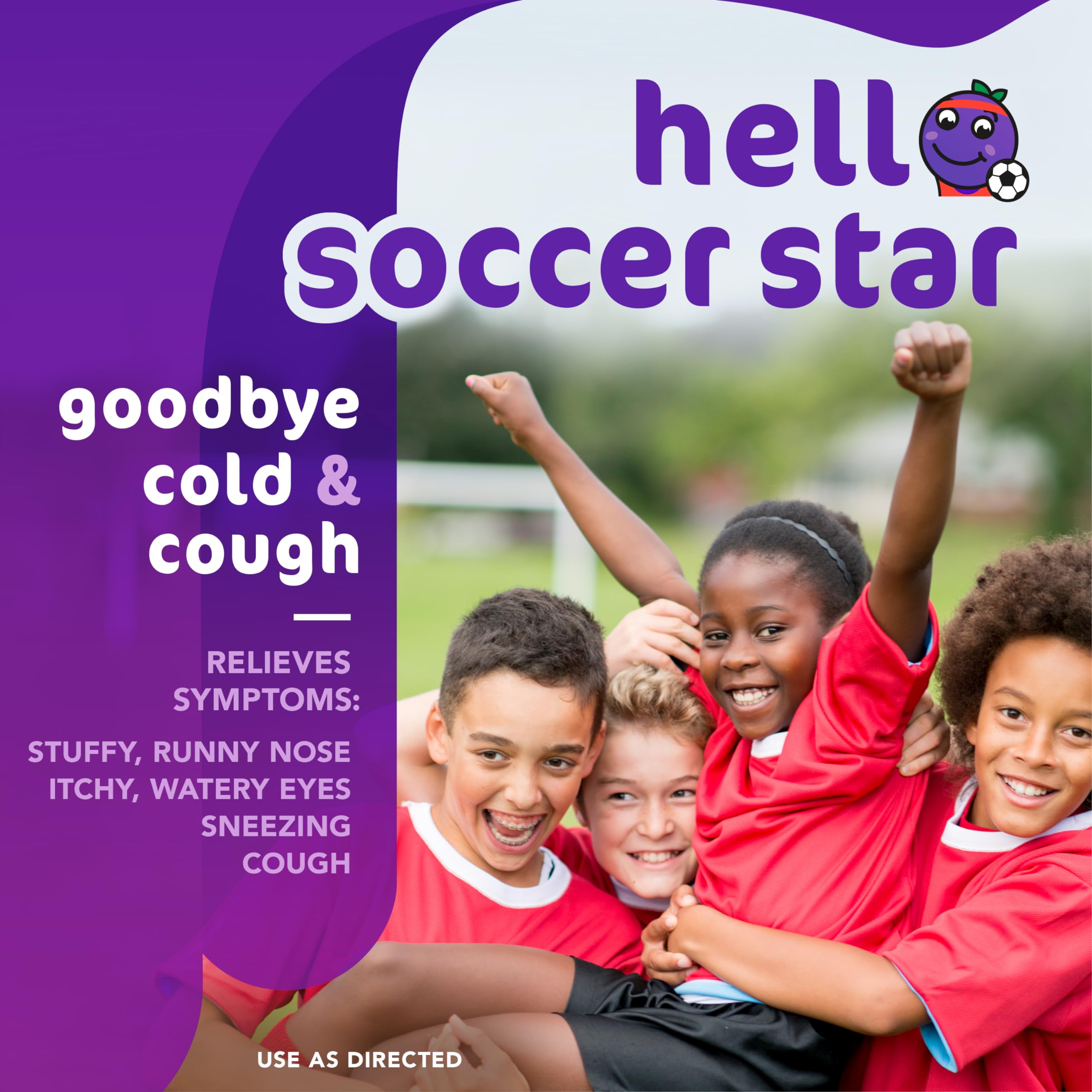 Childrens Dimetapp Cold and Cough, Stuffy Nose, Runny Nose, Sneezing, Itchy & Watery Eyes, Cough, Antihistamine, Alcohol-Free,