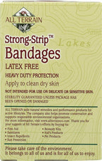 All Terrain Strong Strip Waterproof No Latex Bandage, 1 Inch - 20/Pk 6/Pks