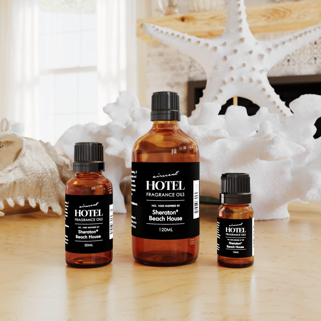 AirScent Hotel Diffuser Oil Inspired by The Sheratons Beach House Scent - Fragrance Oil No. 1030 for Ultrasonic and Waterless D
