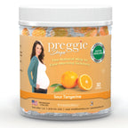 Preggie Pop Drops Pregnancy Nausea Relief Morning Sickness Candy with Essential Oils for Pregnant Women - Natural Sour Tangerine