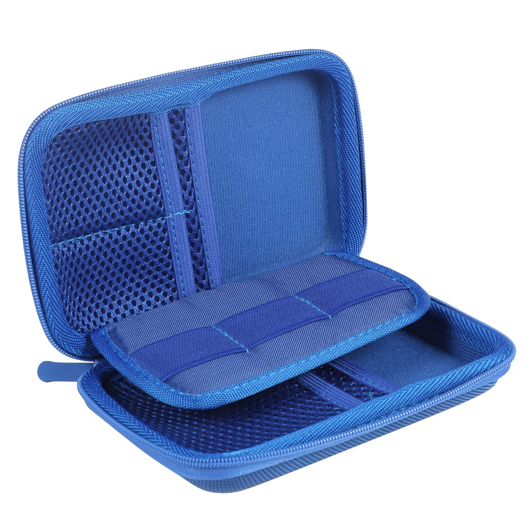 AWDO Hard Shell Diabetic Supplies Travel Case Organizer Bag for Blood Glucose Meter, Blood Sugar Test Strips, Lancets, Syringes,