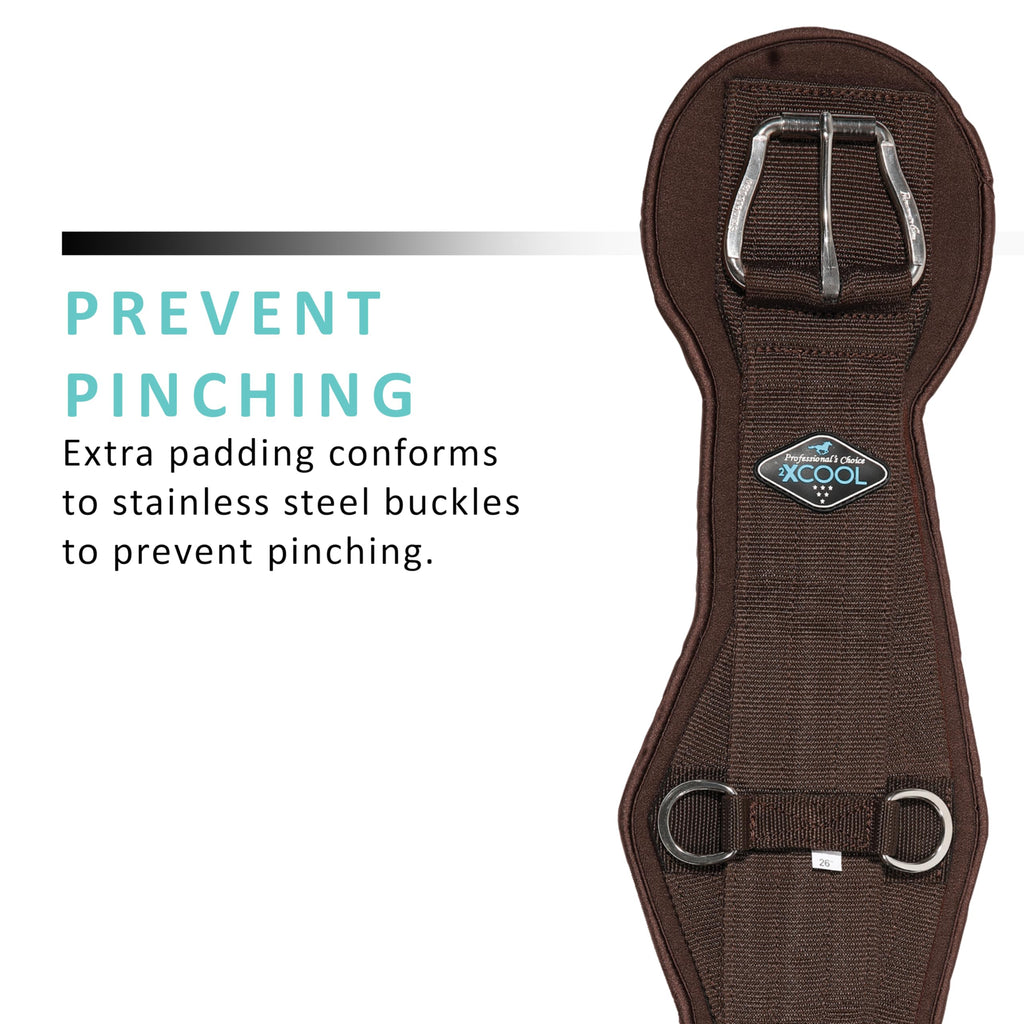 Professionals Choice 2XCOOL Cinch | Cooling Minerals Infused in Liner | V-Shaped Design for Pressure Distribution | Extra Paddi