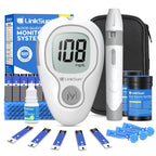 G-425-3 Blood Glucose Monitor Kit, 100 Test Strips, 100 Lancets, 1 Blood Sugar Monitor, 1 Lancing Device, Diabetes Testing Kit N