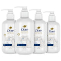 Dove Advanced Care Hand Sanitizer Deep Moisture Pack of 4 for Soft, Smooth Skin 99.99% Effective Against Many Germs, 8 oz