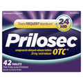 Prilosec OTC Frequent Heartburn Relief Medicine and Acid Reducer 42 Tablets Omeprazole Delayed-Release Tablets 20mg - Proton Pum