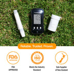 CareSens N Blood Glucose Monitor Kit with 100 Blood Sugar Test Strips, 100 Lancets, 1 Blood Glucose Meter, 1 Lancing Device, 1 C