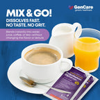 GenCare Polylethylene Glycol 3350 Powder for Solution - 100 Travel Packets - Unflavored Grit-Free Clear PEG 3350 for Occasional
