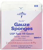 Medline NON21420 Gauze Sponge, Sterile, 8-Ply, Pack of 3000