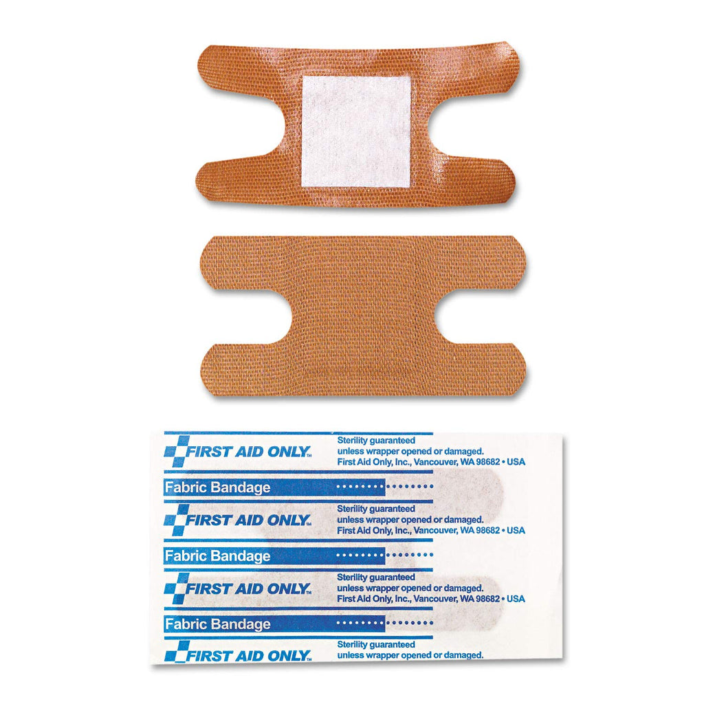 First Aid Only, Inc FAE3008 Knuckle Fabric Bandages, 10/BX, Beiger