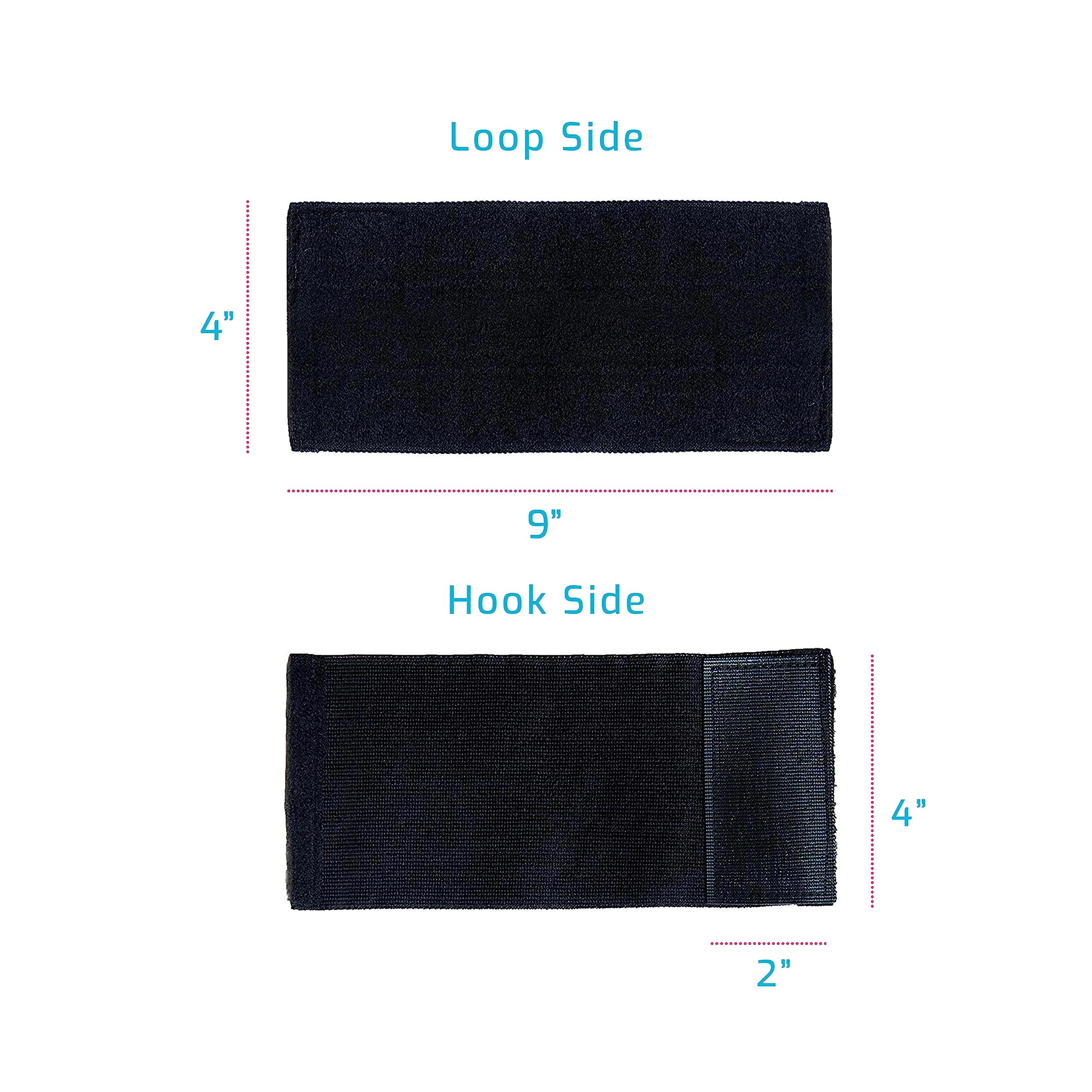 Spand-Ice Extender Strap - Multipurpose Elastic Hook and Loop Extension for Ice Packs, Ice Belts, Back/Knee/Ankle Braces, Vests,