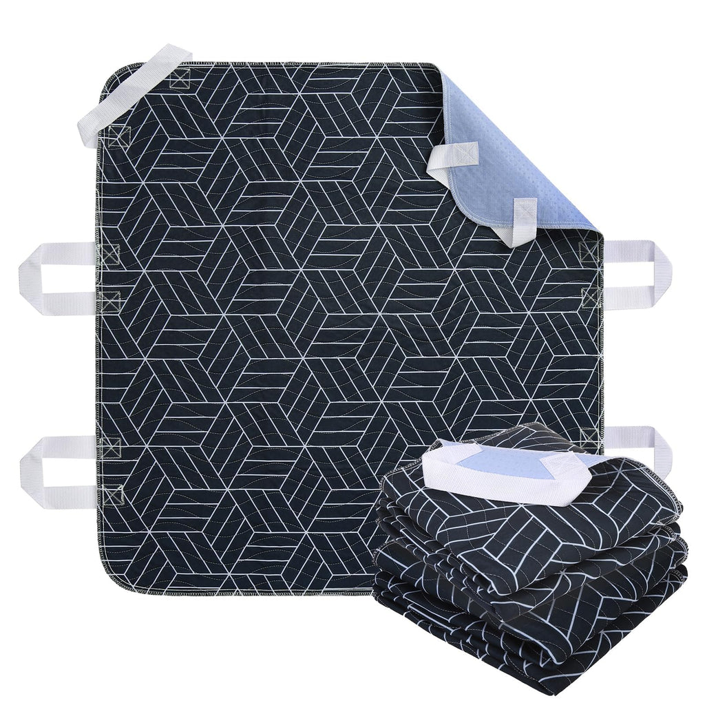OUTCREATOR Positioning Bed Pads with Handles 34 x 36 (Pack of 2) Incontinence Washable Mattress Protector, Waterproof&Absorbency