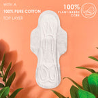 L. , Organic Cotton Ultra Thin Pads for Women, Super Absorbency, With Wings, 42 Count