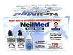 NeilMed Sinus Rinse - 2 squeeze Bottles 240mL (8fl oz) & Nasamist Saline Spray 75mL - 250 Premixed Packets - BONUS Nasa Mist Sal