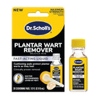 Dr. Scholl's Liquid Plantar WART Remover // 1/3 Fl Oz, Clinically Proven, Fast-Acting, Maximum Strength for Plantar Warts, 20 Tr