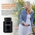 HUMANX VertiGone - Vertigo Relief - Time-Tested Ingredients - Ancient Natural Inner Ear Balance Supplement - Relieves Dizziness,