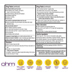 Ohm Esomeprazole Magnesium Delayed Release Capsules 20mg - Frequent Heartburn & Acid Reflux Relief, 24 Hour Chest & Stomach Acid