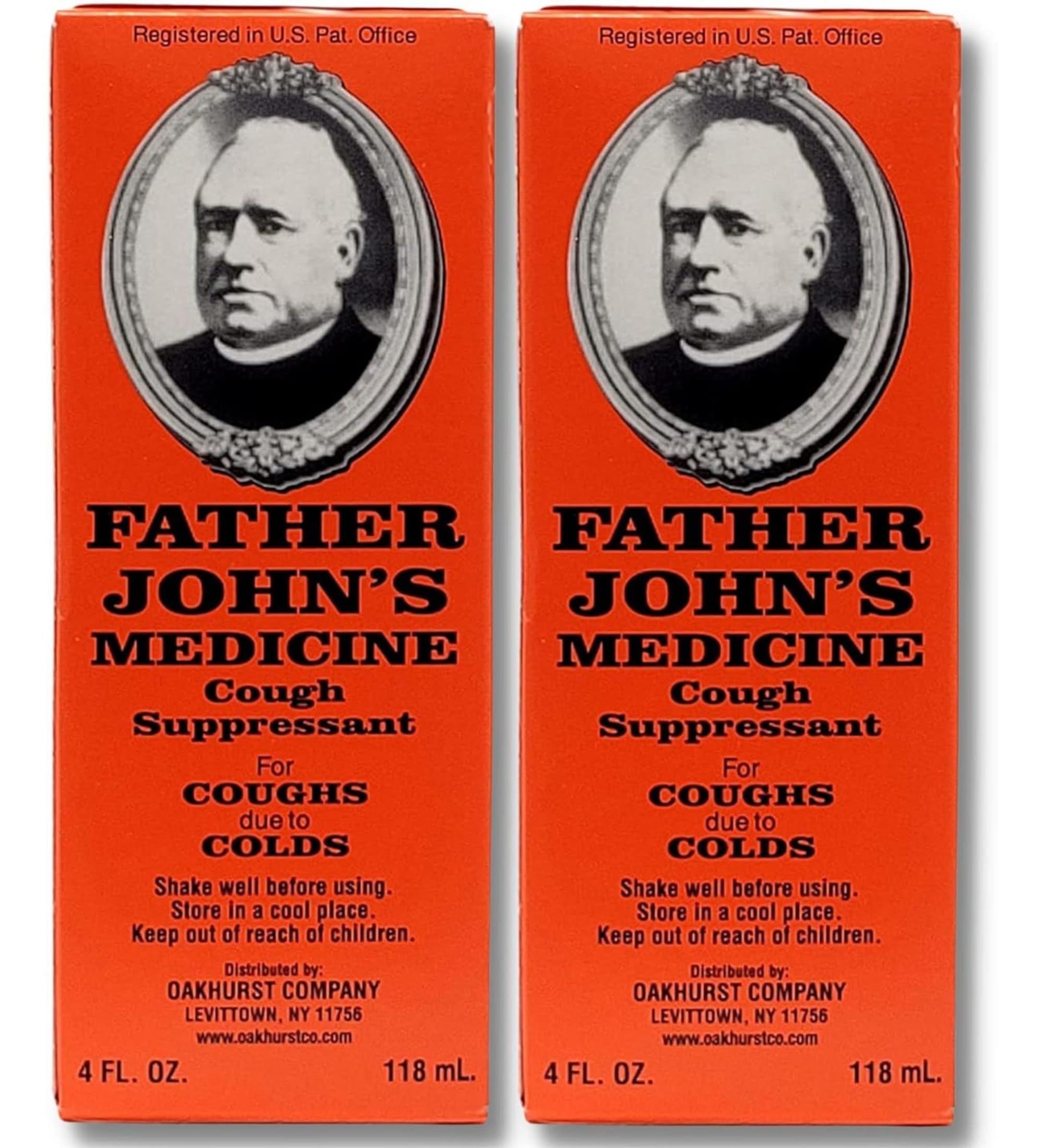 FATHER JOHNS Cough Medicine, Cough Syrup for Adults and Kids, Dextromethorphan 10mg with Cod Liver Oil (4 Fluid Ounces (Pack of
