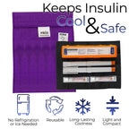 FRIO Large Cooling Wallet - Insulin Cooler for 45+ Hours of Stress Free On The Go Cooler Bag - No Ice, No Stress