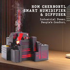 HOM Chernobyl Smart Diffuser & Humidifier - 250ML Ultrasonic Mist Machine with 7 LED Lights, App Control, Auto Shut-Off - Aromat