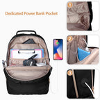 Fasrom Nurse Bag Backpack for Work Women with USB Charging Hole, Home Health Clinical Bag with Laptop Compartment for Staff Nurs