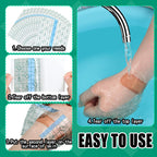 72 Pieces Transparent Waterproof Stretch Bandage Clear Adhesive Bandages Dressing, 6 x 6 Inches