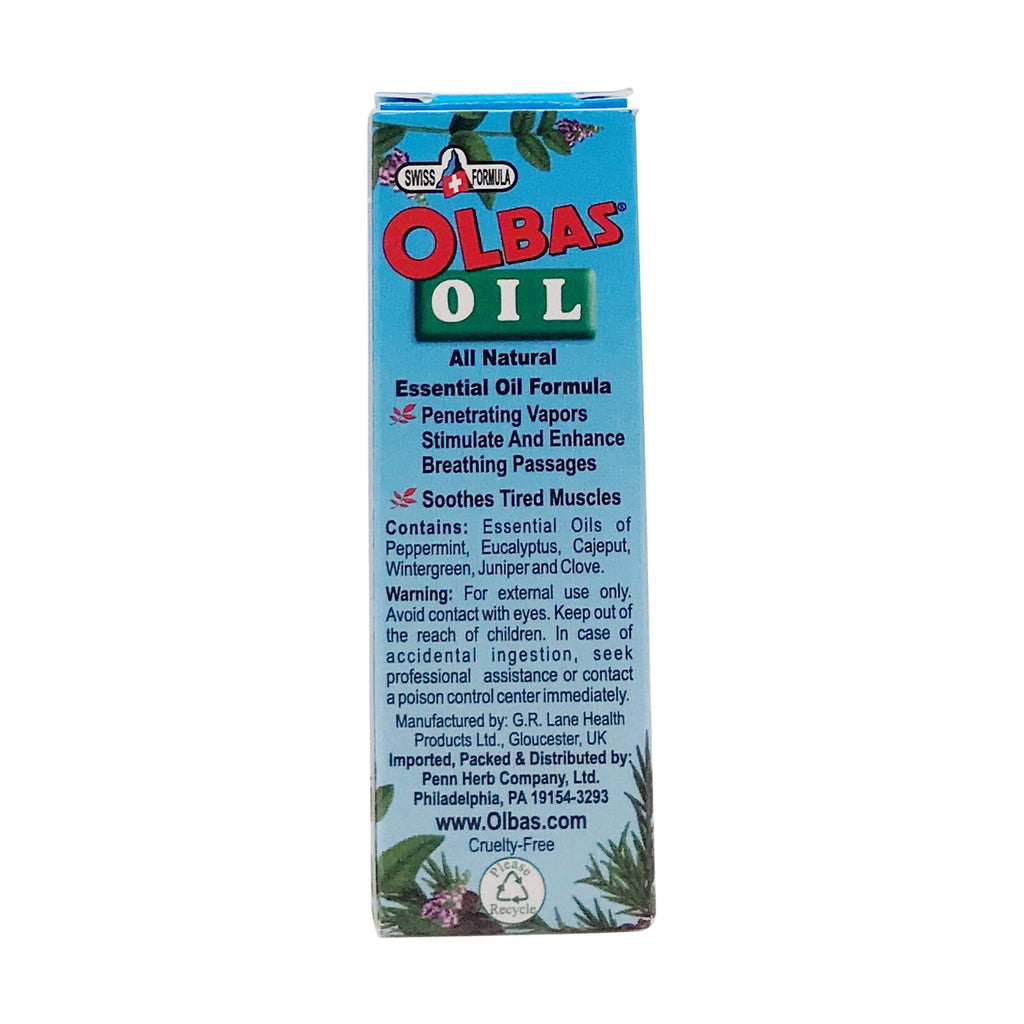 Olbas Therapeutic, Aromatherapy Inhalant and Massage Oil, 0.32 fl Ounces. Pack of 3
