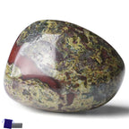 YATOJUZI 1.6''-2'' Dragon Blood Stone Natural Crystals and Healing Stones Worry Stones Polished Rocks Gemstones Palm Stone for M
