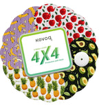 Kovoq - Freestyle Libre 3 Sensor Covers, 16 Printed Waterproof Libre 3 Covers, 1 Hardshell Cover for Enhanced Safeguard, Breatha