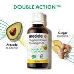 Medela Organic Breast Massage Oil for Breastfeeding Mothers | Relieve Breast Tenderness and Fullness | All-Natural Formula with