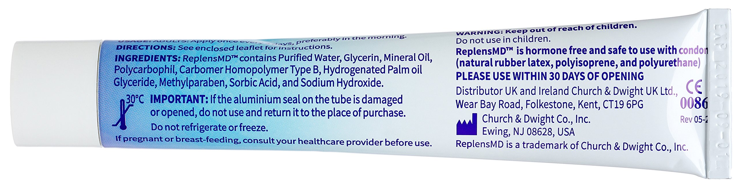 REPLENS MD VAGINAL GEL 12 APPLICATIONS 4 WEEK SUPPLY [Health and Beauty]