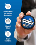 Grinds Coffee Pouches | Tobacco Free, Nicotine Free Healthy Alternative | 10 Cans of Cinnamon Roll | 18 Pouches Per Can | 1 Pouc